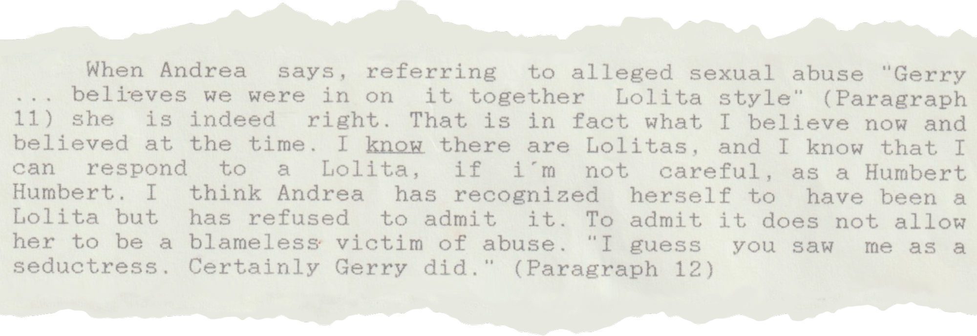 Gerry response part 2